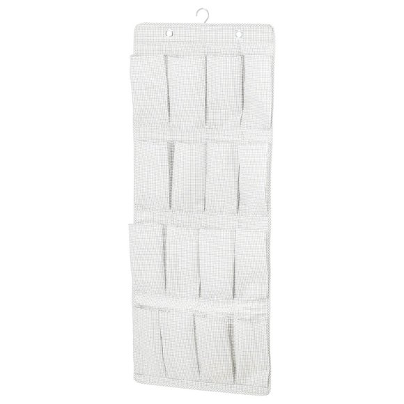 IKEA STUK Hanging shoe organizer with 16 pockets, white gray - Picture 1 of 16
